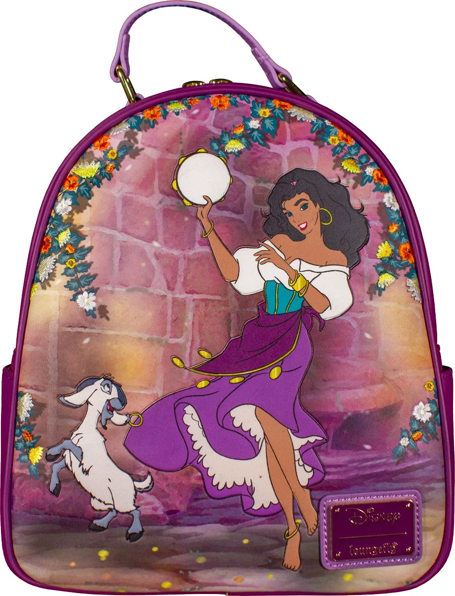 Disney Loungefly Backpack Hunchback Notre Dame Esmeralda 3 Disney Loungefly Backpack Hunchback Notre Dame Esmeralda