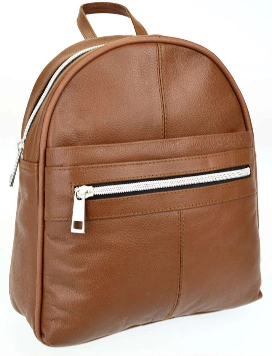 Fana Bags - Dames Rugtas Leer Cognac - Leren Rugtas Dames - Kleine Leren Rugzak Dames - Stijlvolle Rugzak Dames 3 Fana Bags - Dames Rugtas Leer Cognac - Leren Rugtas Dames - Kleine Leren Rugzak Dames - Stijlvolle Rugzak Dames