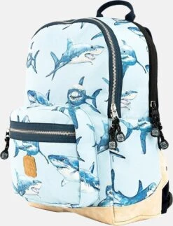 Pick & Pack Shark Rugzak M - Light Blue 25 Pick & Pack Shark Rugzak M - Light Blue -Tas Kortingswinkel 918x1200 19
