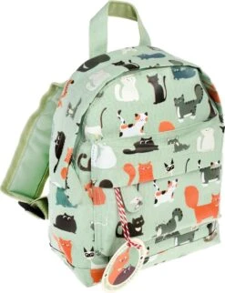 Rex London - Mini Rugtas - Peuter Rugzak - Backpack - "Nine Lives" - Poezen - Katten -Tas Kortingswinkel 921x1200 7