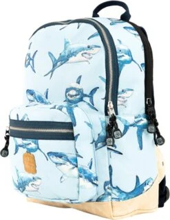 Pick & Pack Shark Rugzak M - Light Blue 22 Pick & Pack Shark Rugzak M - Light Blue -Tas Kortingswinkel 924x1200 10