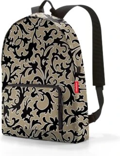 Reisenthel Mini Maxi Rucksack Rugzak - Opvouwbaar - 14L - Baroque Marble Zwart