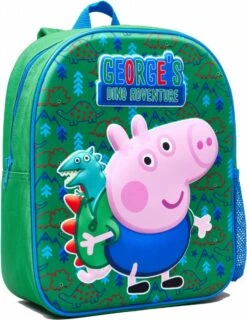 Peppa Pig George Dino Peuter Jongens Rugzak 3D -Tas Kortingswinkel 927x1200 10