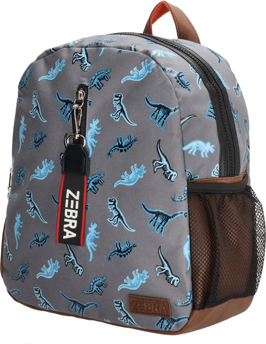 Zebra Rugzak Dino X-Ray Blauw Rugtas + Dino Ei 4 Zebra Rugzak Dino X-Ray Blauw Rugtas + Dino Ei - Afbeelding 2