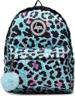 HYPE UNISEX BLUE ICE LEOPARD CREST BACKPACK -Tas Kortingswinkel 934x1200 7