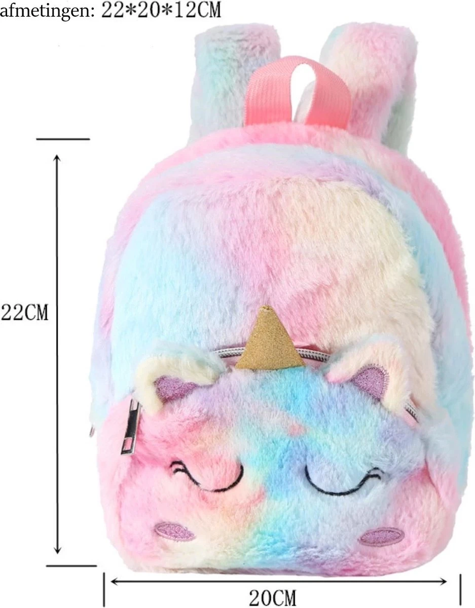 Merkloos Rugtasje - Rugzak - Schooltas Pluche Cutie - Unicorn - Eenhoorn - Jongens - Meisjes - Cadeau - Sinterklaas - Kerst - 1 Jaar - 2 Jaar 6 Merkloos Rugtasje - Rugzak - Schooltas Pluche Cutie - Unicorn - Eenhoorn - Jongens - Meisjes - Cadeau - Sinterklaas - Kerst - 1 Jaar - 2 Jaar - Afbeelding 4