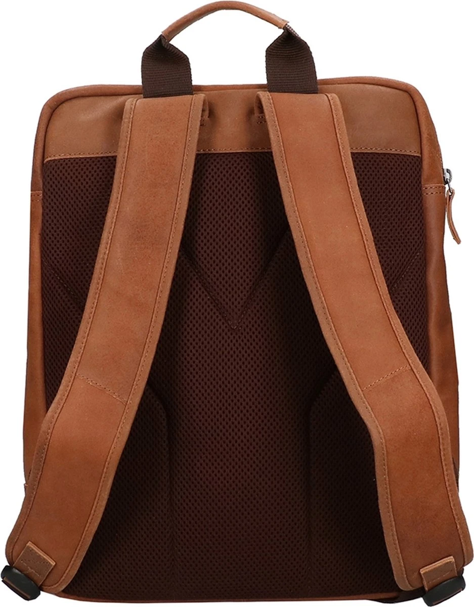 DSTRCT Limited Rugtas - 15,6 Inch Laptoptas - Cognac 4 DSTRCT Limited Rugtas - 15,6 Inch Laptoptas - Cognac - Afbeelding 2