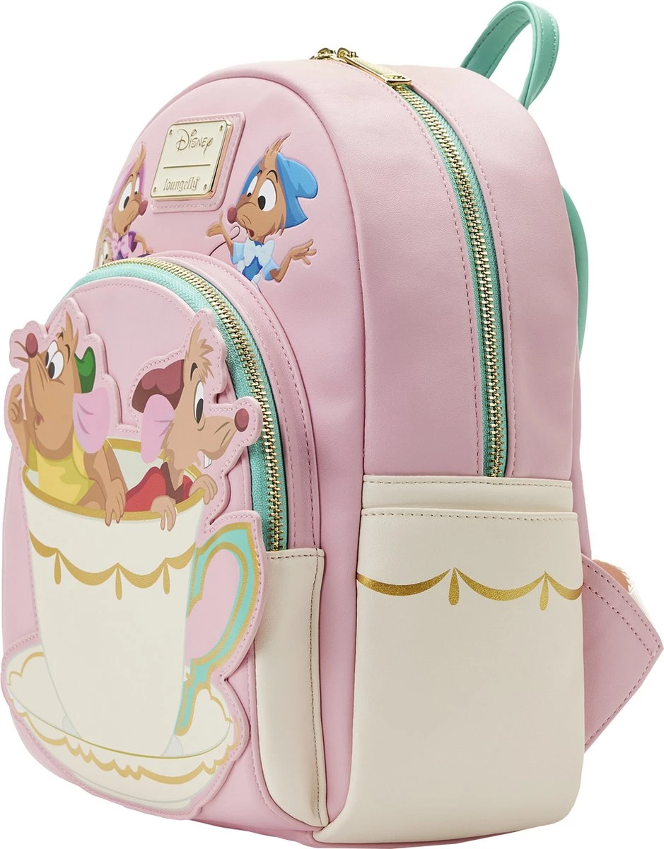 Disney Loungefly Backpack Gus Gus And Jaq In Teacup 3 Disney Loungefly Backpack Gus Gus And Jaq In Teacup