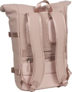 New Rebels® William - Rugtas - Roze - Waterafstotend - Roll-top - 15.615141312108 - 16L - 29x13x45cm - Rugzak / Backpack -Tas Kortingswinkel 940x1200 2