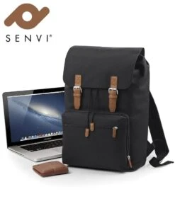Senvi Vintage Laptop Rugzak Kleur Zwart - Bruin - 18 Liter -Tas Kortingswinkel 942x1200 2