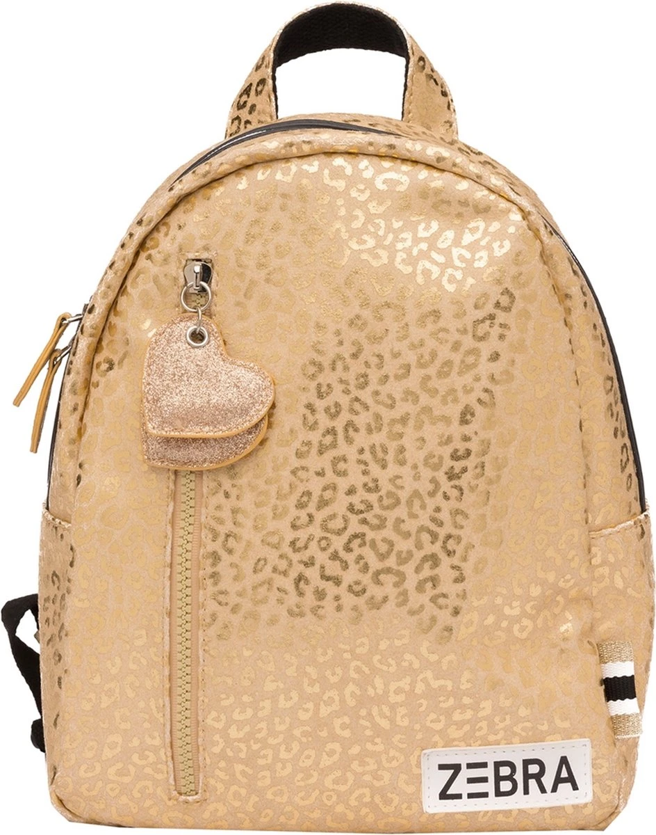 Zebra Girls Rugzak - Gold Leopard 3 Zebra Girls Rugzak - Gold Leopard