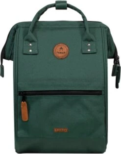Cabaia Rugtas / Rugzak / Laptoptas / Schooltas - Adventurer Medium - 13 Inch - 23 Liter - Groen