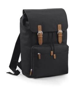 Senvi Vintage Laptop Rugzak Kleur Zwart - Bruin - 18 Liter -Tas Kortingswinkel 946x1200