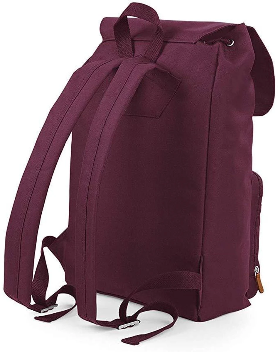 Bagbase Vintage Laptop Rugzak 18 Liter - Burgundy 6 Bagbase Vintage Laptop Rugzak 18 Liter - Burgundy - Afbeelding 4