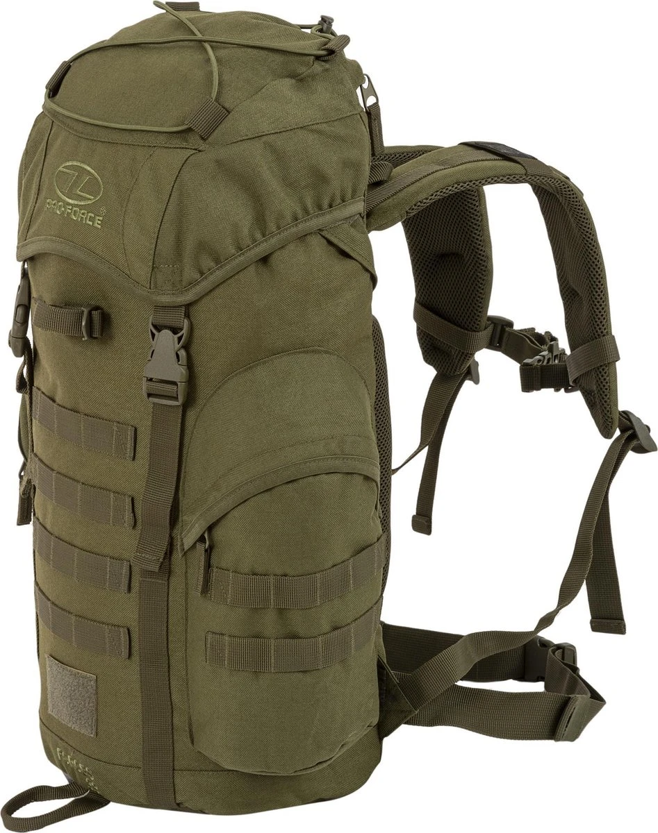 Highlander New Forces 33 Ltr Rugzak - Groen - Tactical Backpack 6 Highlander New Forces 33 Ltr Rugzak - Groen - Tactical Backpack - Afbeelding 4