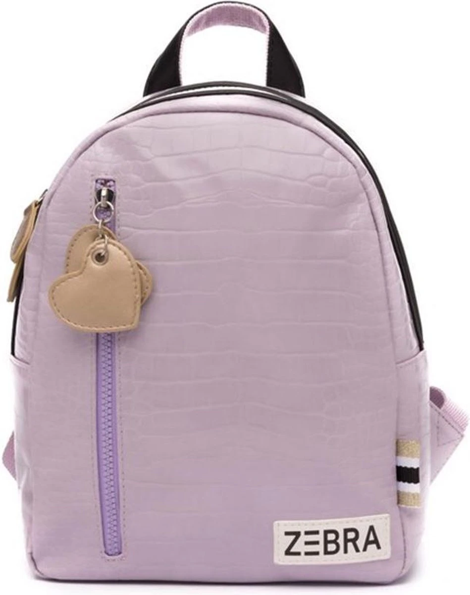 Zebra Trends Kinder Rugzak S Croco Purple 3 Zebra Trends Kinder Rugzak S Croco Purple