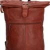 Old West Paint Rock Leren Rolltop Rugtas 13,3 Inch - Cognac -Tas Kortingswinkel 952x1200 1