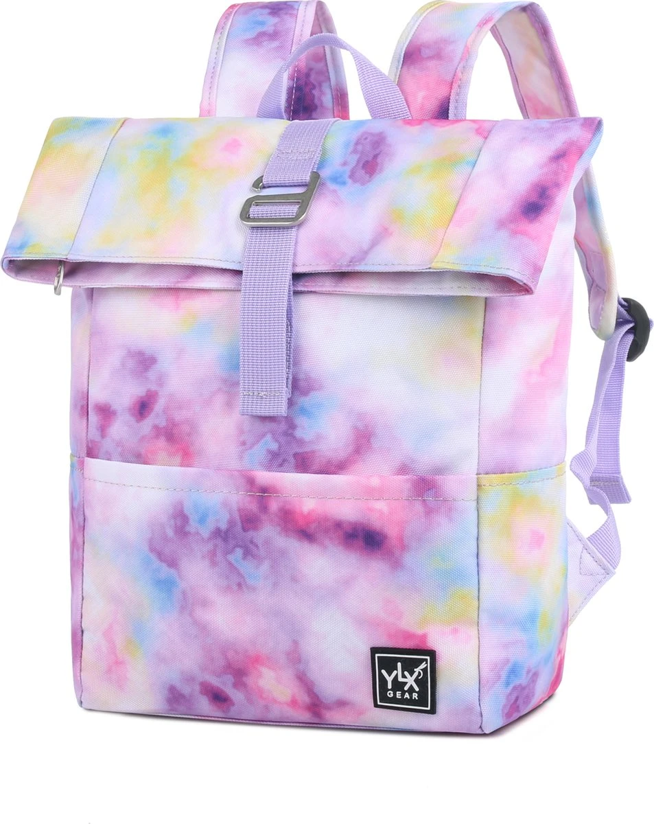 YLX Original Rugzak Voor Kinderen. Tie Dye Paars. Gemaakt Van Gerecycled Plastic. Gerecyclede Plastic Flessen. Eco-vriendelijk. Schooltas - Rugzak - Meisjes - Meiden 4 YLX Original Rugzak Voor Kinderen. Tie Dye Paars. Gemaakt Van Gerecycled Plastic. Gerecyclede Plastic Flessen. Eco-vriendelijk. Schooltas - Rugzak - Meisjes - Meiden - Afbeelding 2