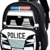Merkloos Rugtasje - Rugzak - Schooltas - Zwart Politie - Jongens - Meisjes - Cadeau - Sinterklaas - Kerst - 1 Jaar - 2 Jaar -Tas Kortingswinkel 953x1200 6