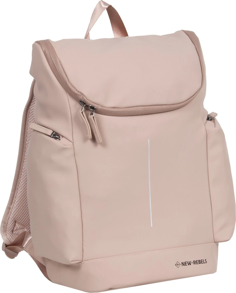 New Rebels® William - Rugtas - Roze - Waterafstotend - 15.6151413121087 - 28x15x43cm - Rugzak / Backpack 3 New Rebels® William - Rugtas - Roze - Waterafstotend - 15.6151413121087 - 28x15x43cm - Rugzak / Backpack