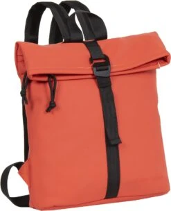 New Rebels® Mart - Rugtas - Oranje - Waterbestendig - Roll-top - 13121087 - 27x8x33cm - Rugzak / Backpack