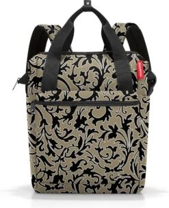 Reisenthel Allrounder R Schouder/ Rugtas - 12L - Baroque Marble Zwart -Tas Kortingswinkel 978x1200 1