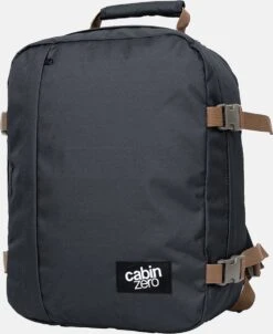 CabinZero Classic 28L Ultra Light Bag Black Sand -Tas Kortingswinkel 982x1200 3