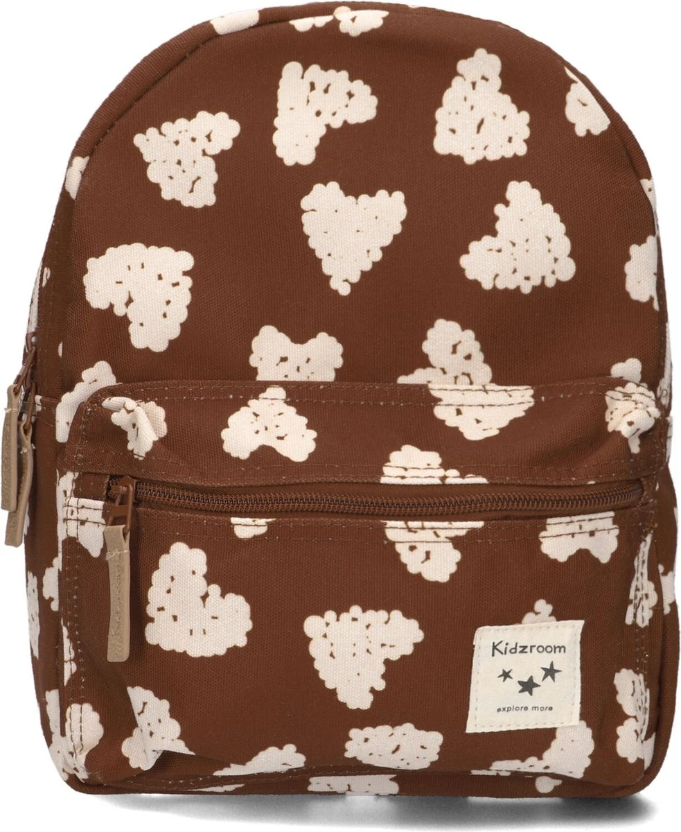 Kidzroom Adore More - Rugzak - 2 T/m 6 Jaar - Bruin - Hartjes 11 Kidzroom Adore More - Rugzak - 2 T/m 6 Jaar - Bruin - Hartjes - Afbeelding 9