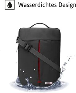 VEGMANN AV6453 Laptoptas 15,6-inch Notebooktas Laptopbeschermhoes Case PC-laptopbeschermtas Rood -Tas Kortingswinkel 985x1200 1