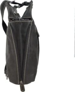 Rugtas Leer Zwart - Schoudertas - Echt Leer -Tas Kortingswinkel 986x1200 3