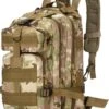 Springos Rugzak | Backpack | Wandelrugzak | Tactical Backpack | 35 Liter | Camouflage | Groen/Camel/Beige