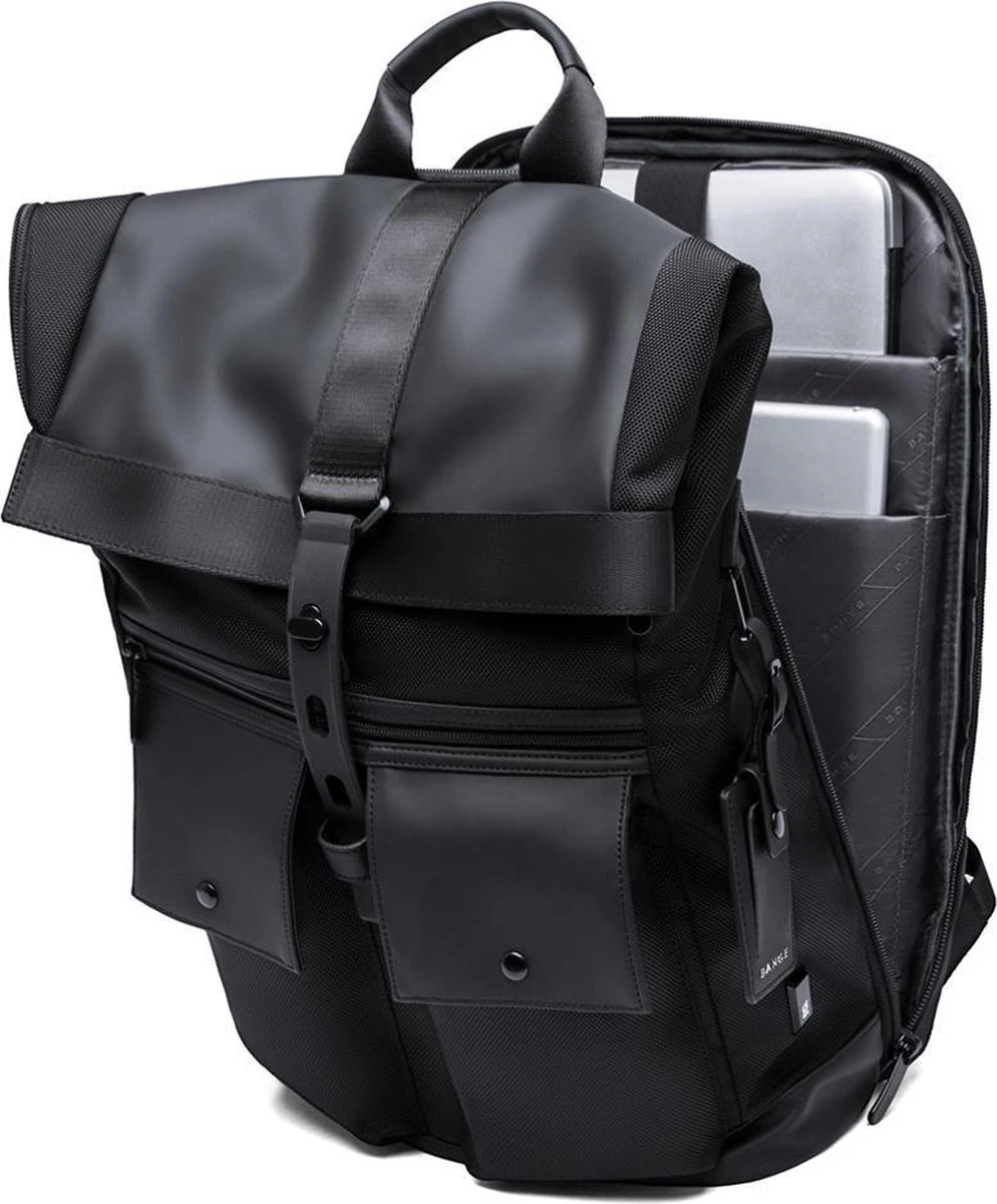 Bange Rugzak - 15,6 Inch Laptop Vak - Multifunctioneel - Comfort - Incl. Smart Thermosfles 13 Bange Rugzak - 15,6 Inch Laptop Vak - Multifunctioneel - Comfort - Incl. Smart Thermosfles - Afbeelding 11