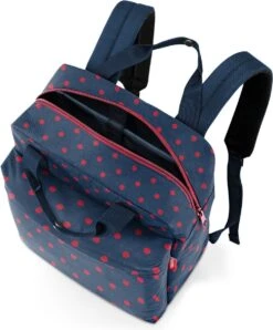 Reisenthel Allday Backpack M Rugzak - 15L - Mixed Dots Red Rood -Tas Kortingswinkel 996x1200 3